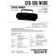 SONY CFDW100 Service Manual