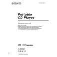 SONY D-EJ815 Owner's Manual