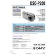 SONY DSCP200 Service Manual