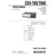 SONY CDXT69 Service Manual