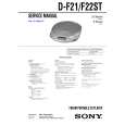 SONY DF21 Service Manual