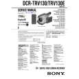 SONY DCRTRV130E Service Manual