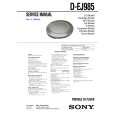 SONY DEJ985 Service Manual