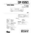 SONY CDPX505ES Service Manual