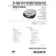 SONY D190 Service Manual