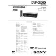 SONY DVPC600D Owner's Manual