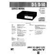 SONY D-50 Service Manual