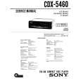 SONY CDX-5460 Service Manual