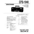 SONY CFS-1040