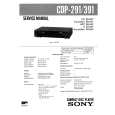 SONY CDP391 Service Manual