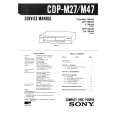 SONY CDPM27 Service Manual