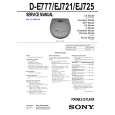 SONY DE777 Service Manual