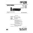 SONY CVPG700 Service Manual