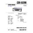 SONY CDX-S2200 Service Manual