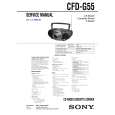 SONY CFDG55 Service Manual