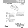 SONY CFS210S Service Manual