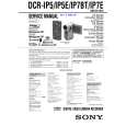 SONY DCRIP5 Service Manual