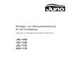 JUNO-ELECTROLUX JDU1130B Owner's Manual