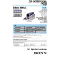 SONY DCRDVD300 Service Manual