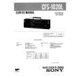 SONY CFS1020L Service Manual