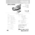 SONY CCDF550E Service Manual