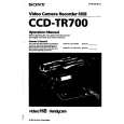 SONY CCD-TR700 Owner's Manual