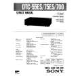 SONY DTC-700 Owner's Manual