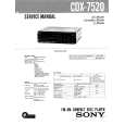 SONY CDX7520 Service Manual