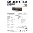 SONY CDXGT800D Service Manual