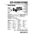 SONY DCRVX2000 Service Manual