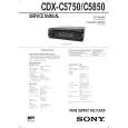 SONY CDXC5850 Service Manual