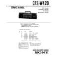 SONY CFSW420