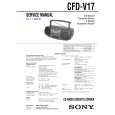 SONY CFDV17 Service Manual