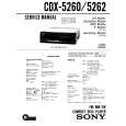 SONY CDX5260 Service Manual