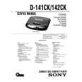 SONY D-141CK Service Manual