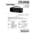 SONY CFS-DW38