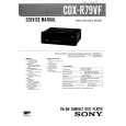 SONY CDX6062 Service Manual