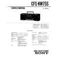 SONY CFS-KW75S Service Manual