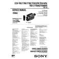 SONY CCDTRV57 Service Manual