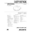 SONY DE771 Service Manual