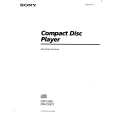 SONY CDP-CX50 Owner's Manual