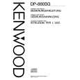KENWOOD DP880SG Owner's Manual