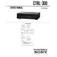 SONY CTRL-300 Service Manual