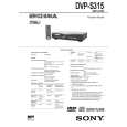 SONY DVPS315 Service Manual