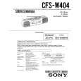 SONY CFSW404