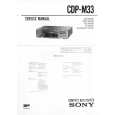 SONY CDPM33 Service Manual