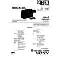 SONY CCD-TR71 Service Manual