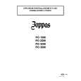 ZOPPAS PO30M Owner's Manual