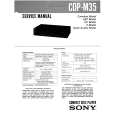 SONY CDP-M35 Service Manual