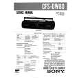 SONY CFSDW80